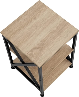 Seitentabellen-Beistelltisch Nightstand, einfach, für Wohnzimmer-Schlafzimmer, 40x40x60cm zusammenzubauen