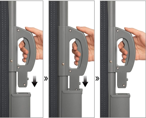 Faltende Sonnenblende-Aluminiumgarten-Seiten-Markisen-einziehbare Seitenmarkise