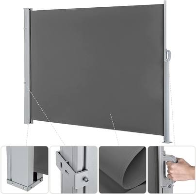 Herausziehbarer Seitenmarkisen-UVschutz-einziehbarer Markisen-Seiten-Schatten-Patio Terrance Privacy Screen Panel